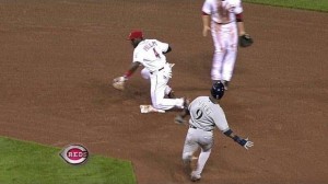 Brandon Phillips, who contributed in spectacular fashion with the glove and the bat during a critical seventh inning swing of fortunes.