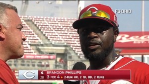 Brandon Phillips and Michael Lorenzen discuss their performances in the Reds' 6-3 win over the Brewers